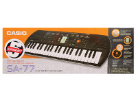 Casio Keyboard 44 Key SA77 with AC Adaptor