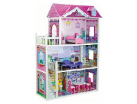 Mr Toys Bubbadoo 3 Storey Wooden Dollhouse offer