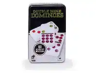 Cardinal Double 9 Domino Tin