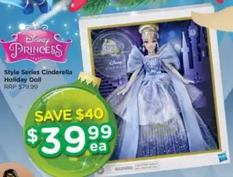 Style Series Cinderella Holiday Doll