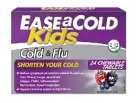 Star Discount Chemist Ease A Cold Kids Cold & Flu 24 Chewable Tablets offer