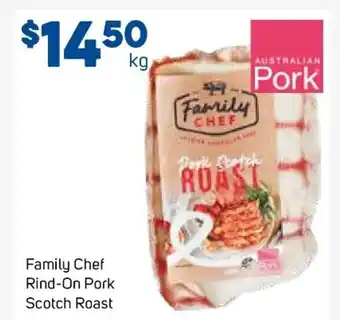 Foodland Family Chef Rind-On Pork Scotch Roast offer