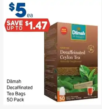 Foodland Dilmah Decaffinated Tea Bags 50 Pack offer