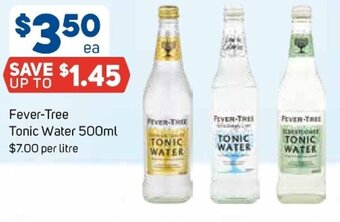 Foodland Fever-Tree Tonic Water 500ml offer