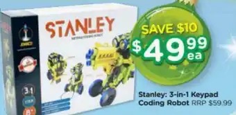 Stanley 3-in-1 Keypad Coding Robot