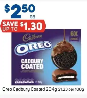 Foodland Oreo Cadbury Coated 204g offer