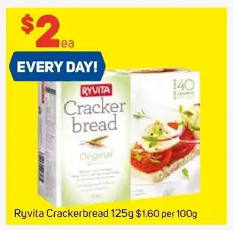 Foodland Ryvita Crackerbread 125g offer
