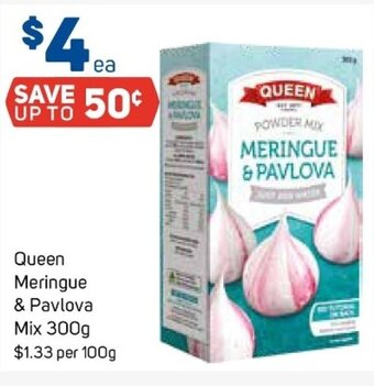 Foodland Queen Meringue & Pavlova Mix 300g offer