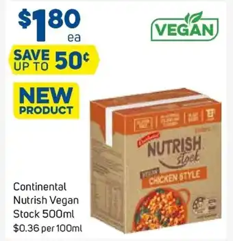 Foodland Continental Nutrish Vegan Stock 500ml offer
