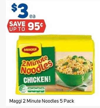 Foodland Maggi 2 Minute Noodles 5 Pack offer