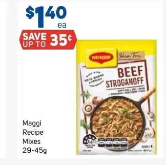 Foodland Maggi Recipe Mixes 29-45g offer