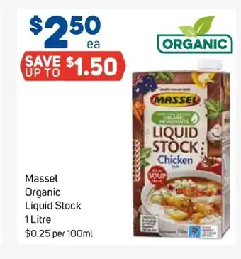 Foodland Massel Organic Liquid Stock 1Litre offer