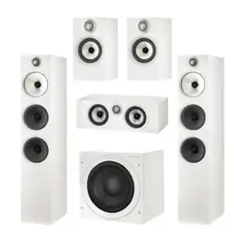 Bowers & wilkins 600 series anniversary edition home theatre pack - white