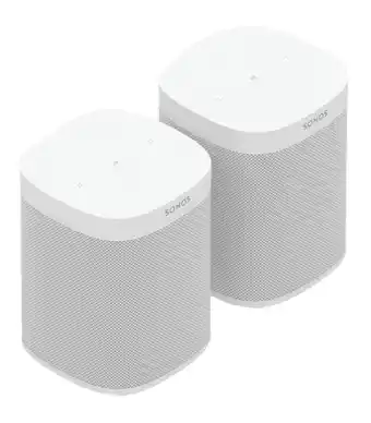 Videopro Sonos one sl wireless speaker twin pack - white offer