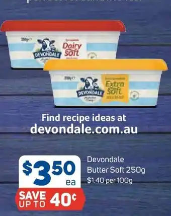Foodland Devondale Butter Soft 250g offer