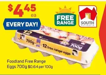 Foodland Foodland Free Range Eggs 700g offer