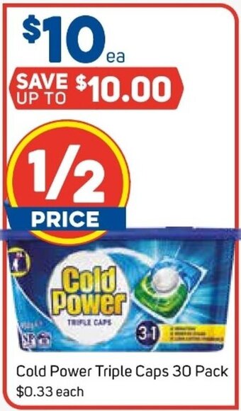 Foodland Cold Power Triple Caps 30 Pack offer