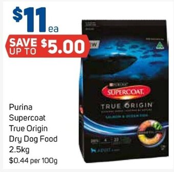 Foodland Purina Supercoat True Origin Dry Dog Food 2.5kg offer