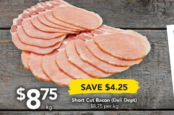 Drakes Short Cut Bacon offer