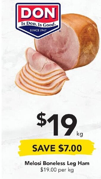 Drakes Melosi Boneless Leg Ham offer