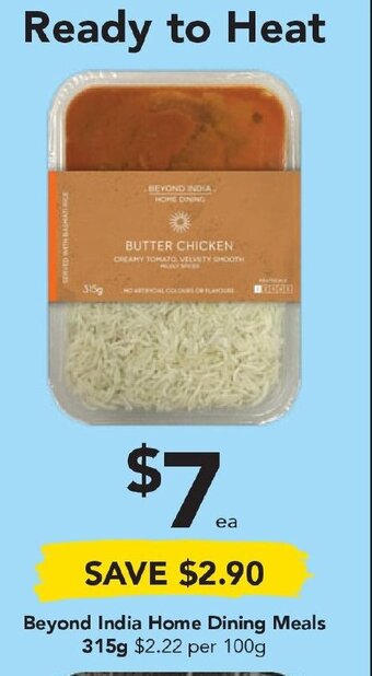 Drakes Beyond India Home Dining Meals 315g offer