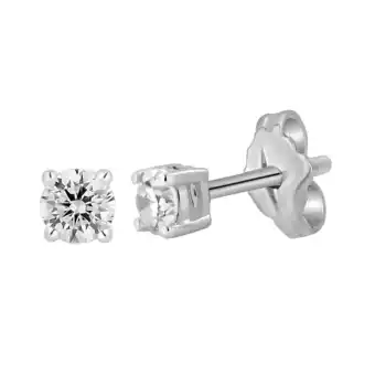 Shiels 9ct white gold 0.30 carat diamond stud earrings offer