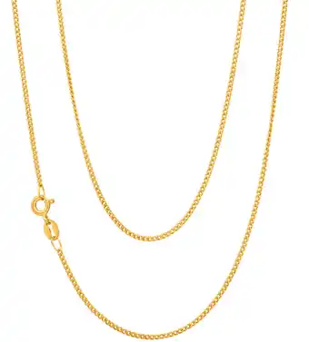 Shiels 9ct yellow gold curb chain offer