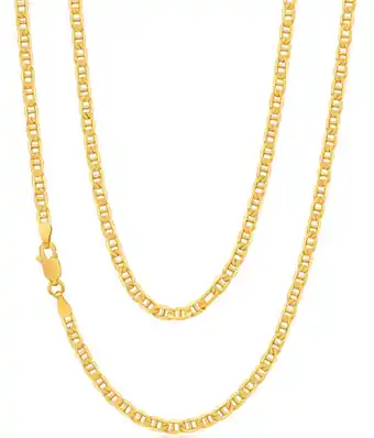 Shiels 9ct radiant yellow gold anchor chain offer