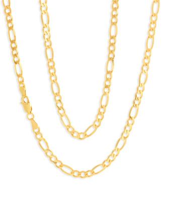 Shiels 9ct charming yellow gold figaro chain offer