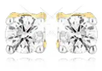 Shiels 9ct yellow gold 1 carat diamond stud earrings offer