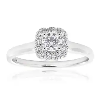 Shiels Flawless 18ct white gold with 1/2 carat diamond offer