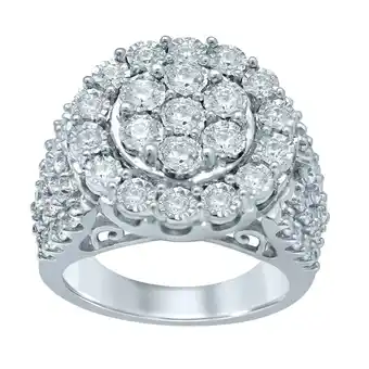 Shiels Sterling silver 2 carat diamond ring offer
