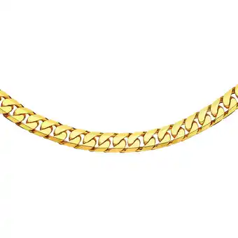 Shiels 9ct yellow solid gold heavy curb 55cm chain 550 gauge offer
