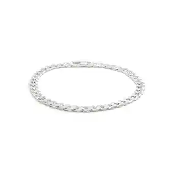 Shiels Sterling silver 150 gauge curb bracelet 21cm offer