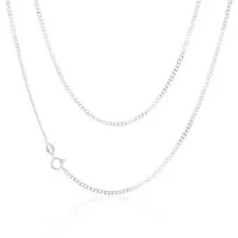 Shiels Sterling silver 60 gauge curb chain 45cm offer