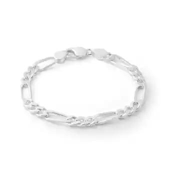 Shiels 21cm sterling silver figaro 1:3 bracelet offer