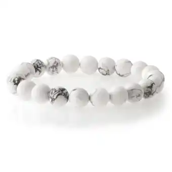 Shiels White howlite stretch bracelet offer