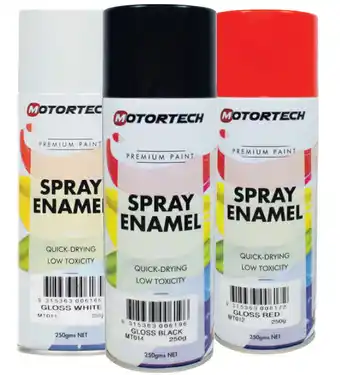 Repco Motortech enamel paint offer