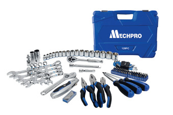 Repco Mechpro blue 120 pc automotive & accessory tool kit offer