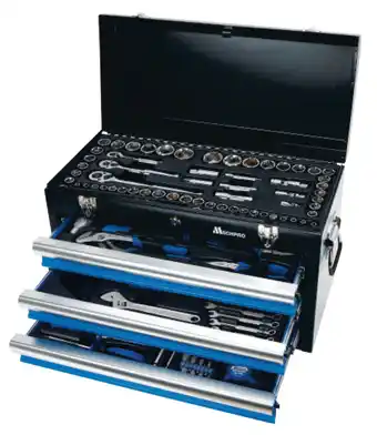 Repco Mechpro blue 248 pc 3 drawer tool & accessory kit offer