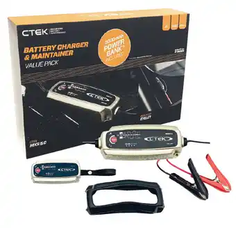 Repco Ctek 12v 5a battery charger with bonus power bank offer