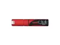 Officeworks Uni Liquid Chalk Marker Chisel Tip Red offer