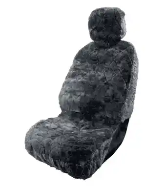 Repco Gear up single sheepskin seat cover - charcoal offer