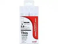 Officeworks Uni PX-20 Paint Marker White 4 Pack offer