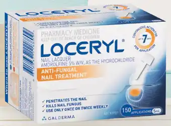 Superpharmacy Loceryl anti-fungal nail treatment kit 5ml offer