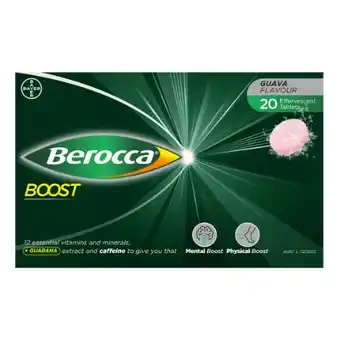 Berocca boost 20 effervescent tablets