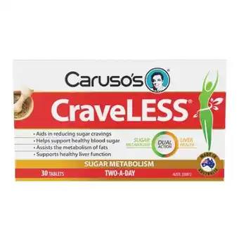 Superpharmacy Carusos craveless 30 tablets offer