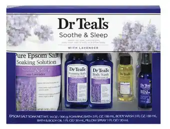 Superpharmacy Dr teals lavender regimen soothe & sleep set offer