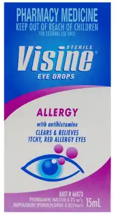 Visine eye drops allergy 15ml