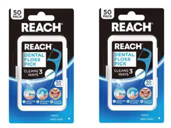 Reach dental floss pick 50 pack